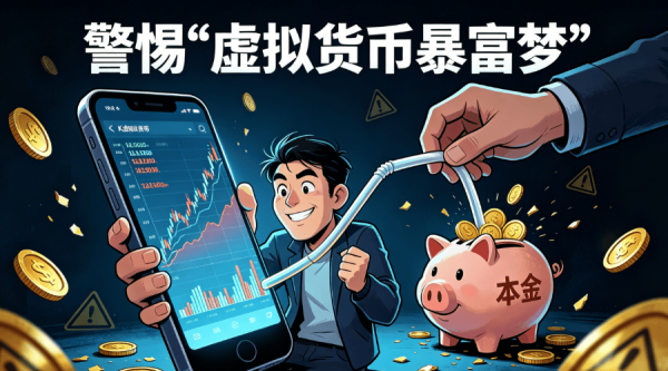 虚拟货币“暴富梦”？小心本金一场空