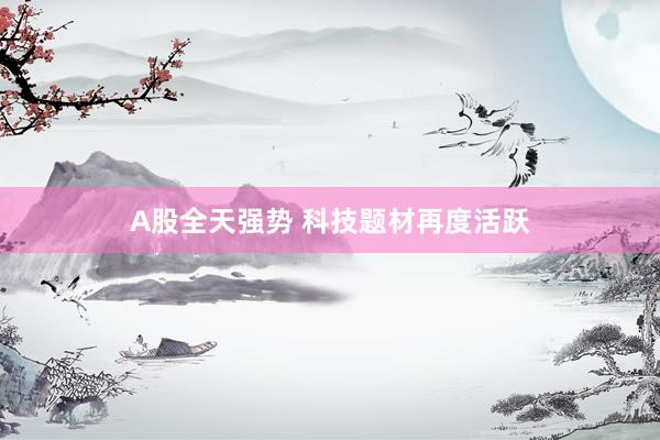 A股全天强势 科技题材再度活跃