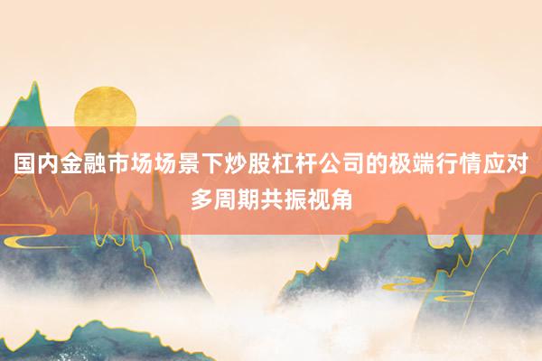 国内金融市场场景下炒股杠杆公司的极端行情应对多周期共振视角